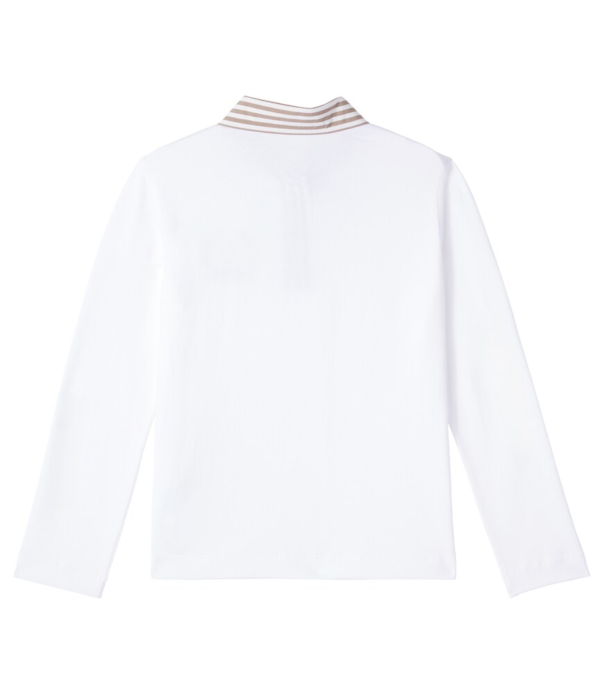  Brunello Cucinelli Kids Brunello Cucinelli Kids Polohemd Aus Baumwolle 
