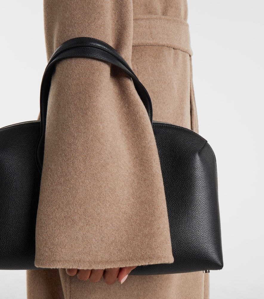 Max Mara Centro Belted Cashmere Coat In Brown