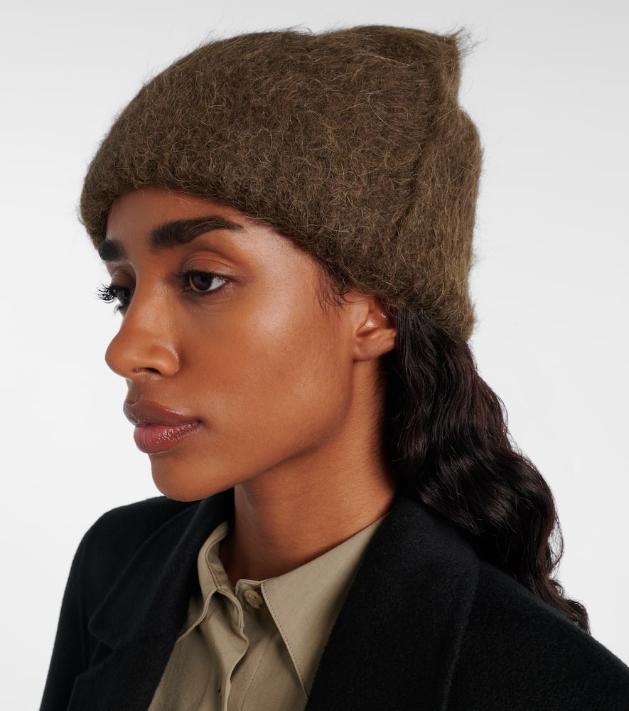 Totême Alpaca-blend Beanie In Brown