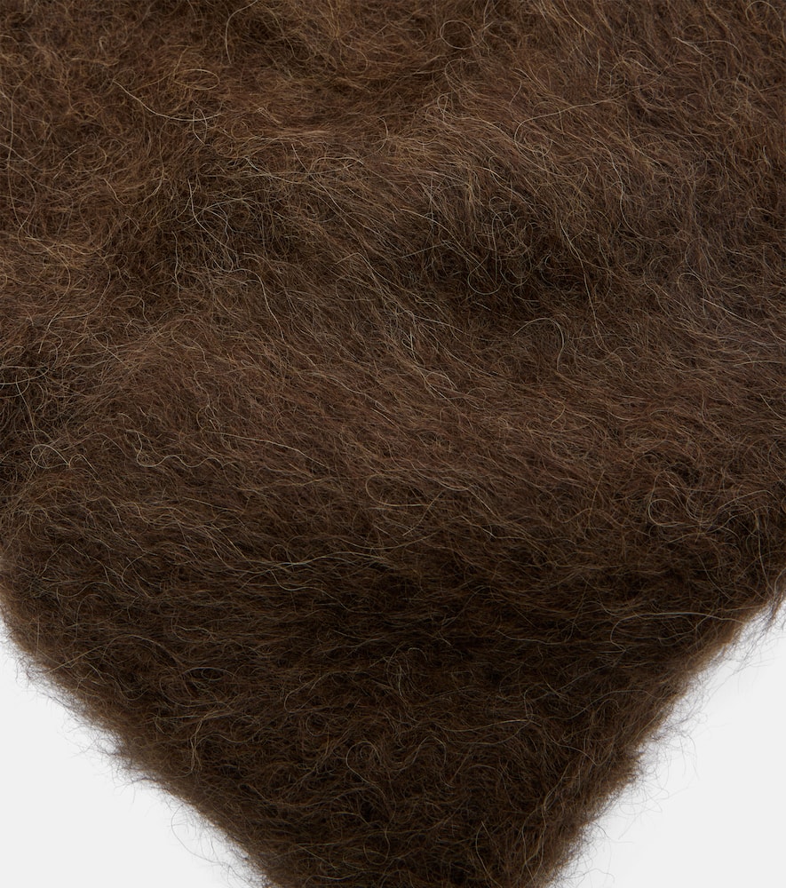 Totême Alpaca-blend Beanie In Brown