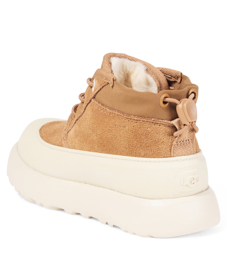Ugg Neumel Suede Platform Sneakers In Brown