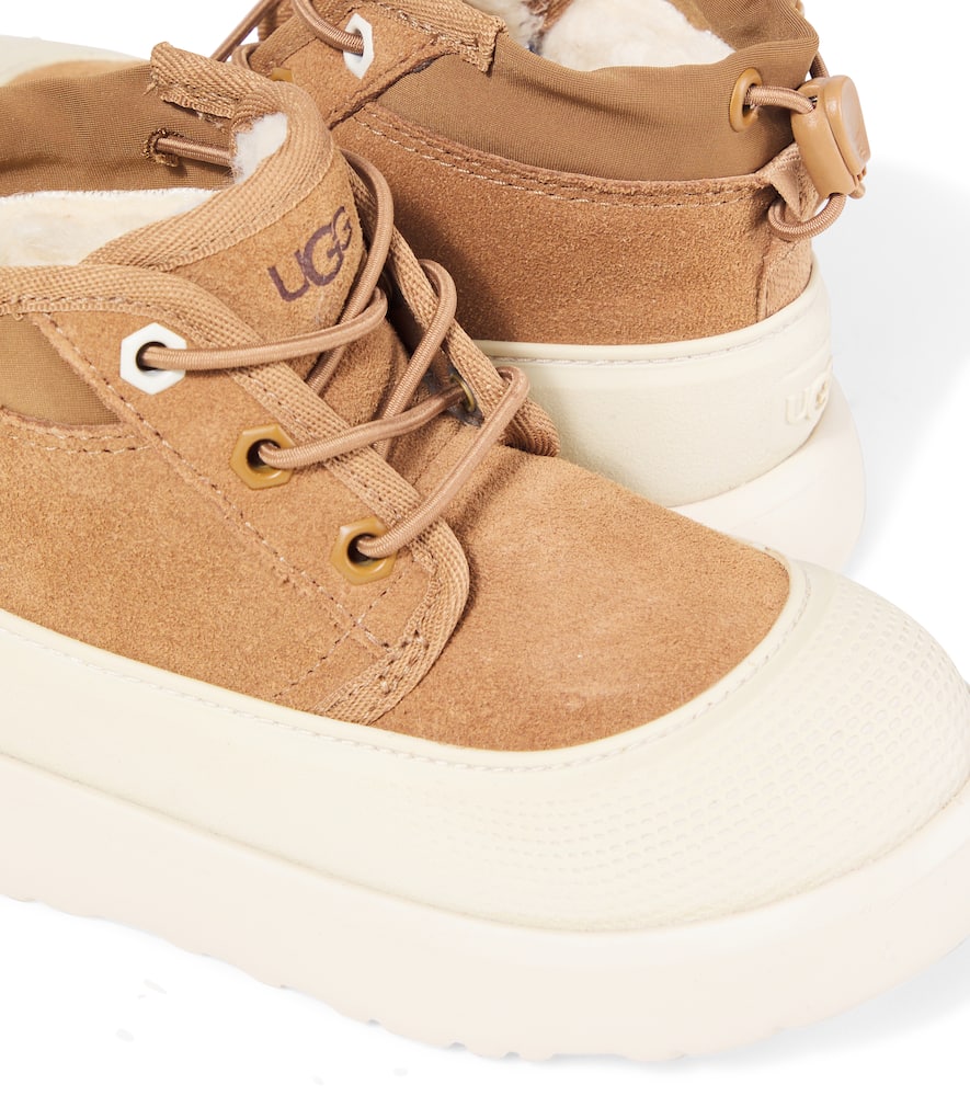 Ugg Neumel Suede Platform Sneakers In Brown