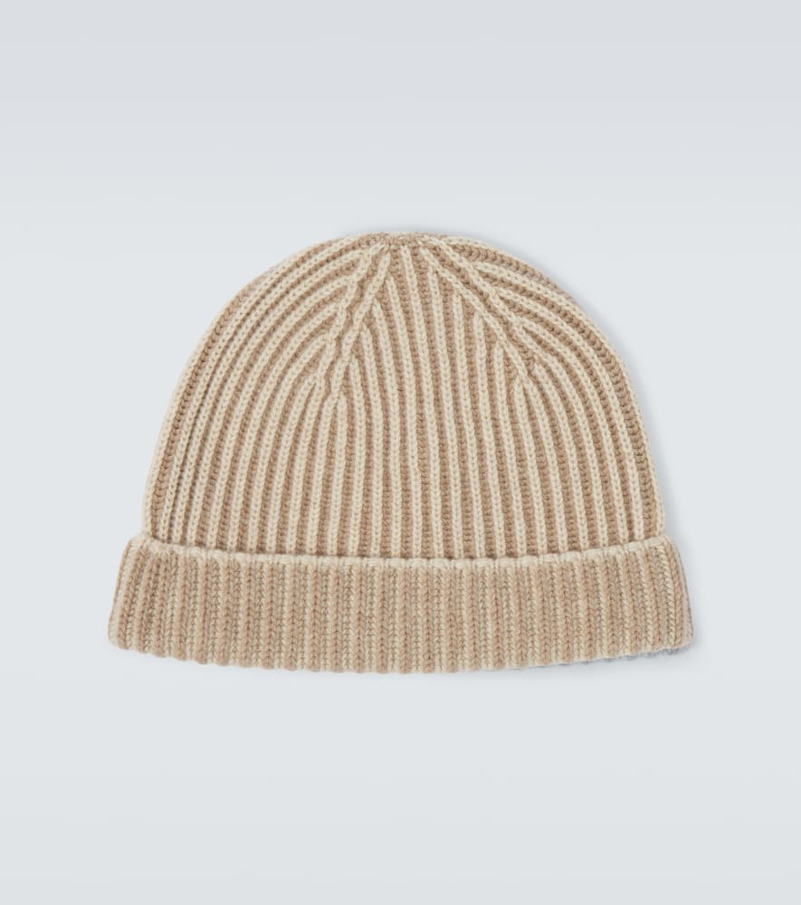 Sease Dinghy Ribbed-knit Cashmere Beanie In Brown