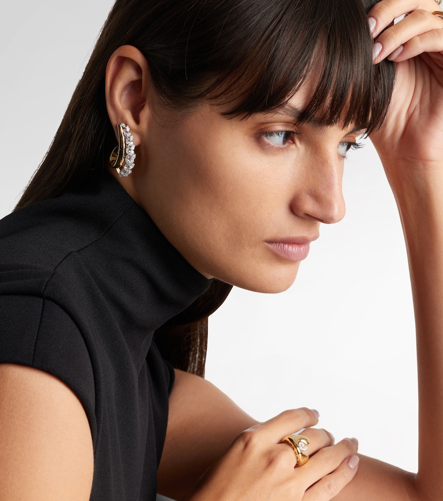 Yeprem Yeprem Ohrringe Golden Strada Aus 18kt Gelbgold Mit Diamanten 