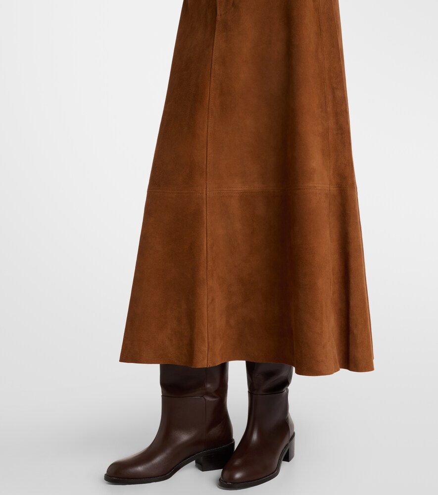  Citizens Of Humanity Citizens Of Humanity Cassia Suede Midi Skirt 