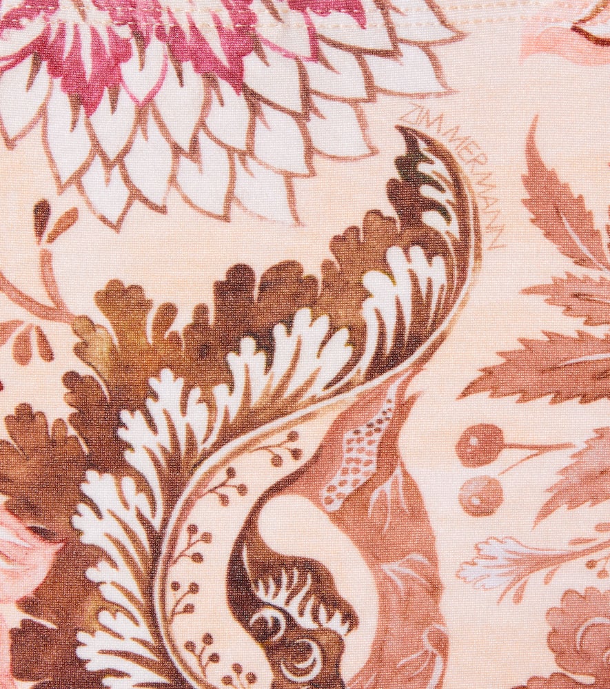 Zimmermann Floral Bikini Bottoms In Multi