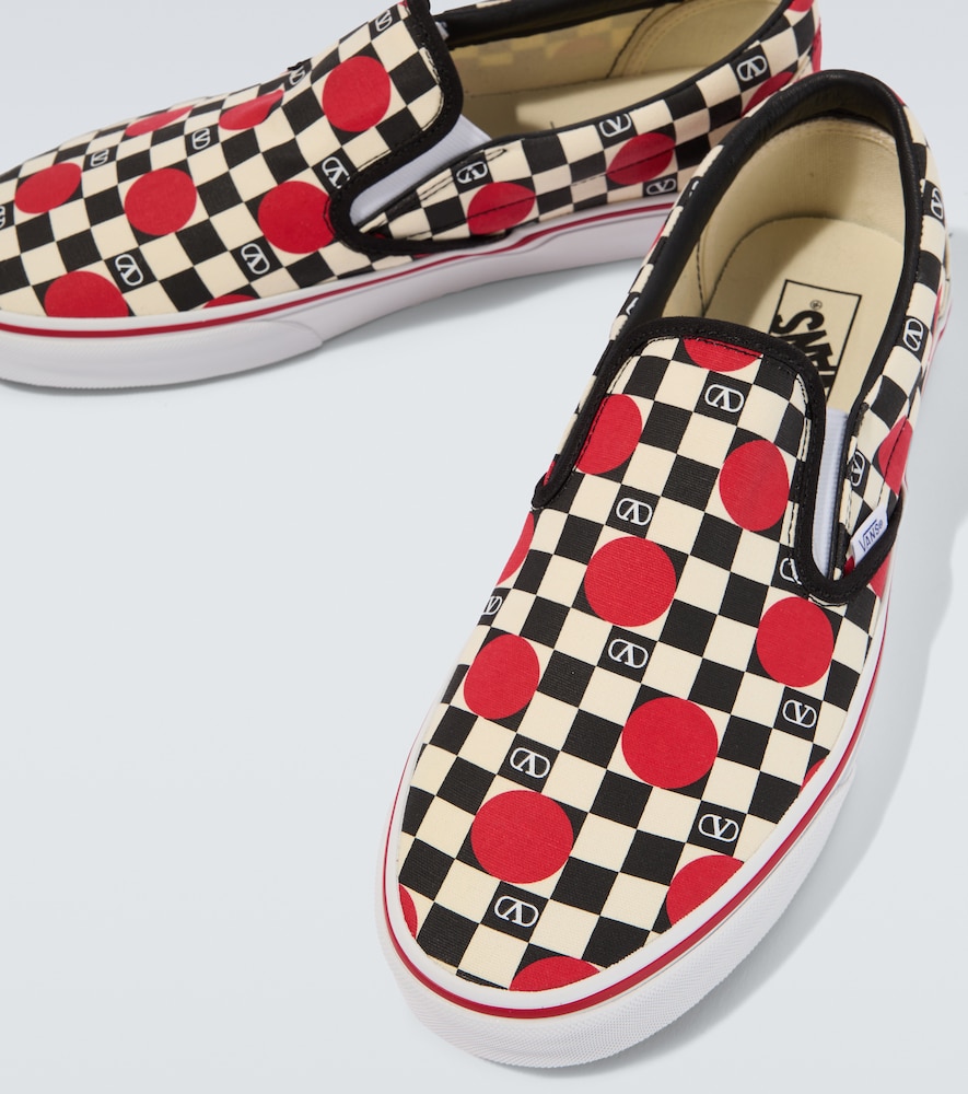  Valentino Garavani Valentino Garavani X Vans Slip-ons Vlogo Aus Canvas 