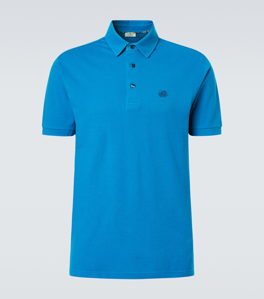 Etro Pegaso cotton polo shirt　エトロ ペガソ コットン ポロシャツ Etro