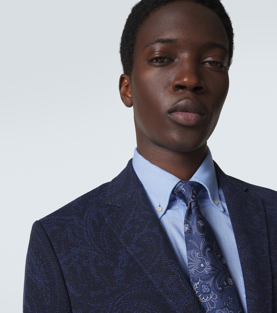  Etro Etro Corbata De Jacquard De Seda 