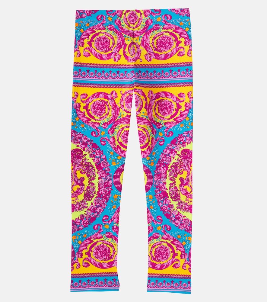  Versace Kids Versace Kids Leggings Electric Barocco Aus Jersey 