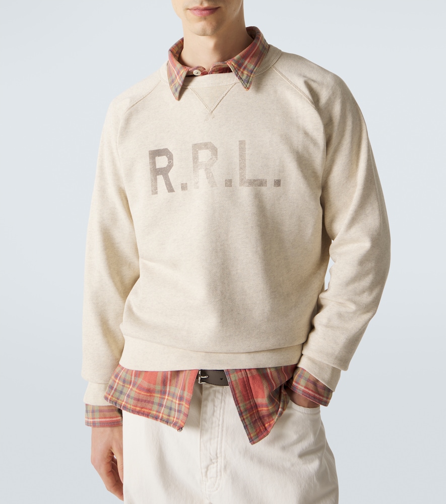  Rrl Rrl Logo Cotton-blend Sweatshirt 