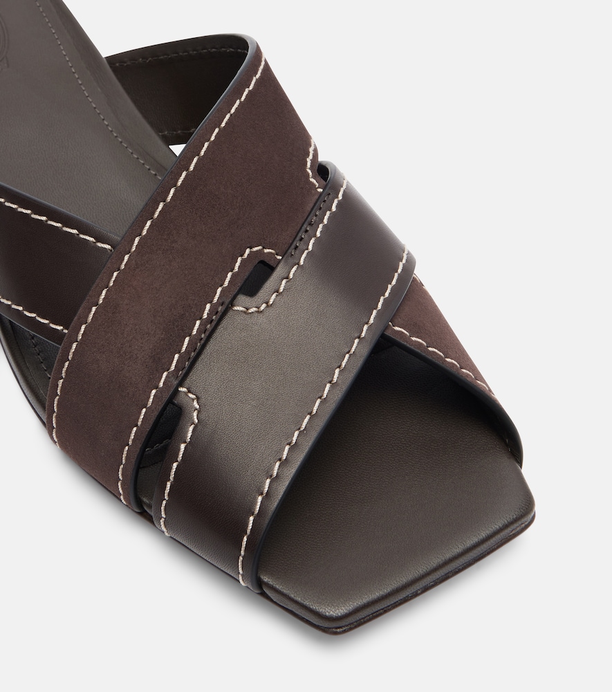  Tod's Tod's Leather Slides 