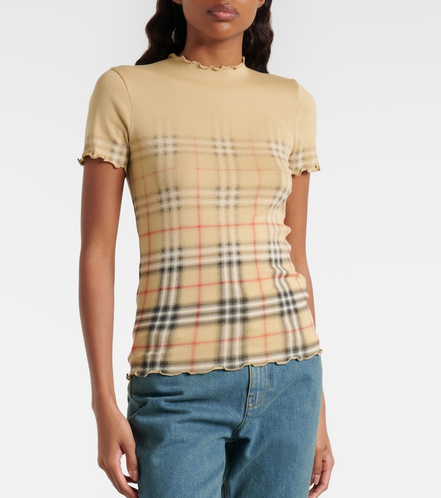  Burberry Burberry Top Burberry Check De Algodón 