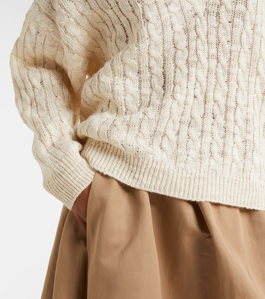  Brunello Cucinelli Brunello Cucinelli Pullover Aus Hanf, Seide Und Baumwolle 