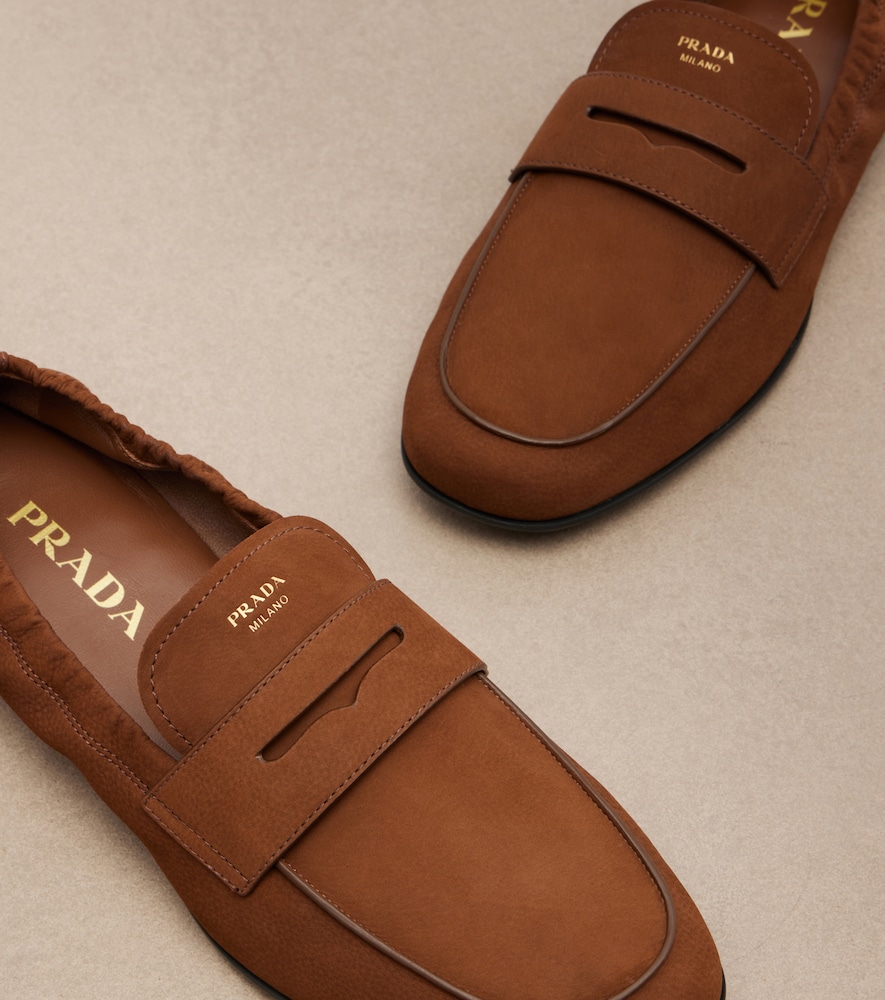  Prada Prada Mocasines Penny De Piel 