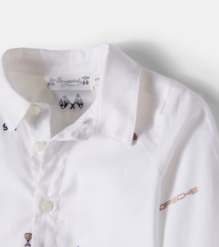  Bonpoint Bonpoint Bebé - X Porsche Camisa Malo De Algodón En Jacquard 