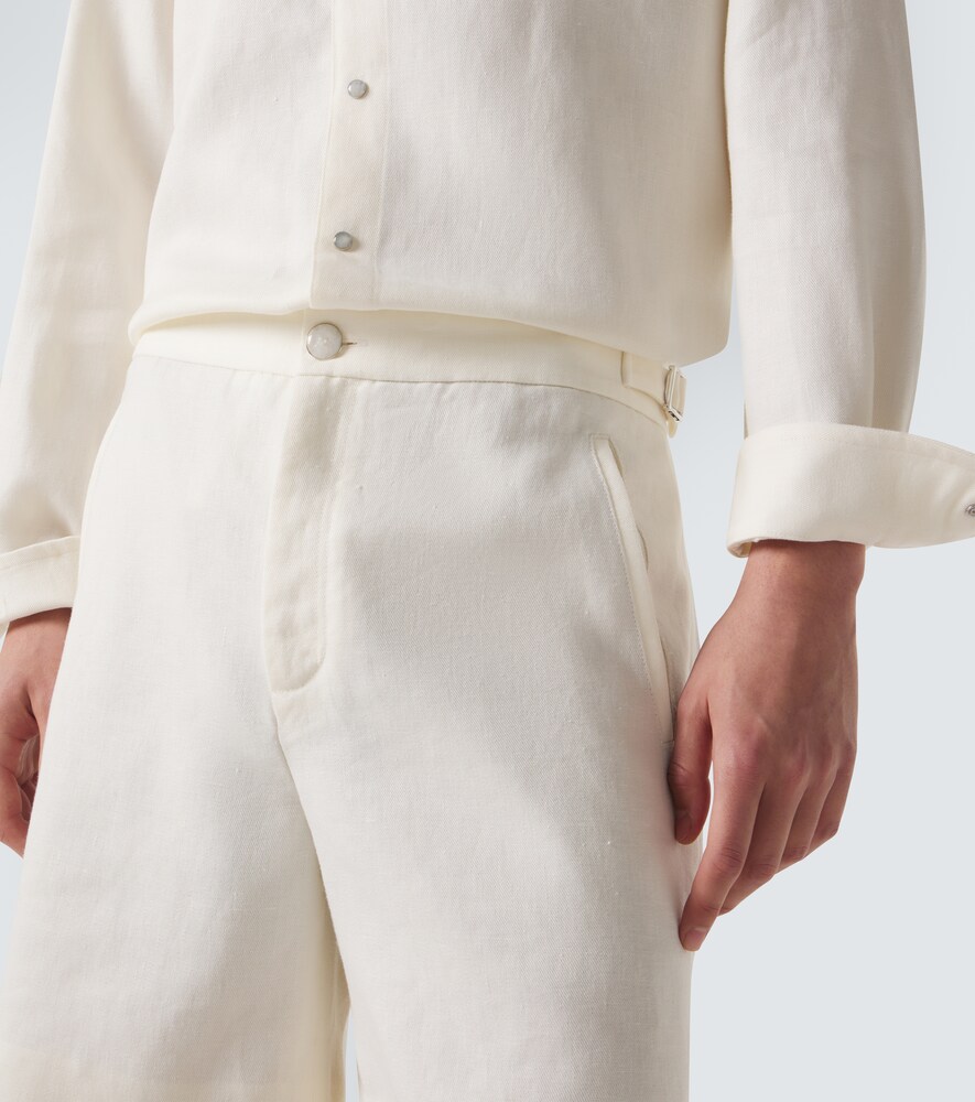  God's True Cashmere God's True Cashmere Linen Shorts With Moonstone 