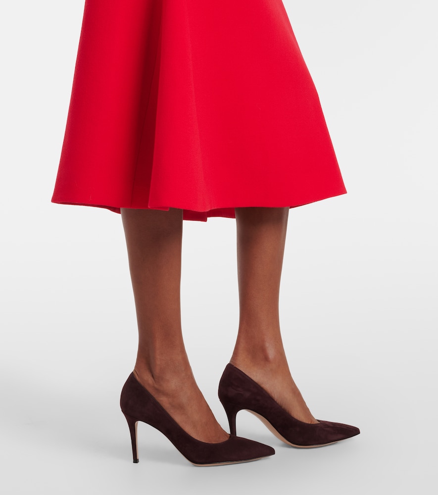 Leontine Wool Crêpe Midi Dress
