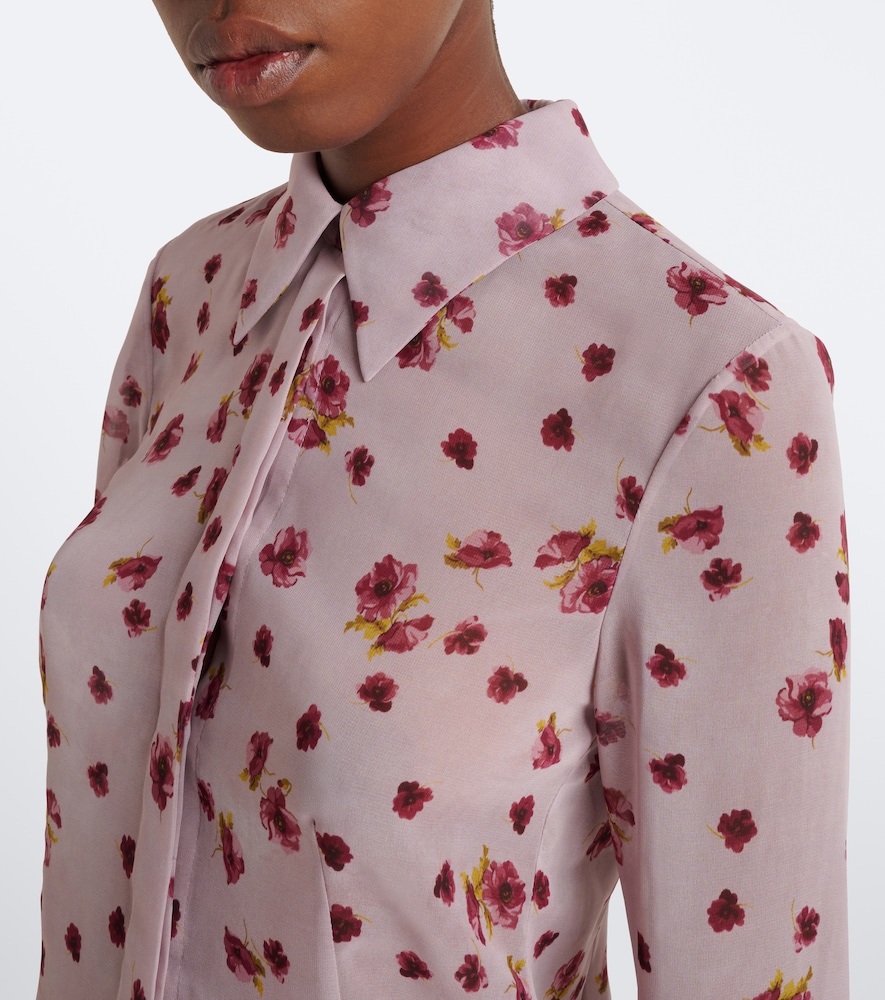 Wilma Floral Chiffon Shirt