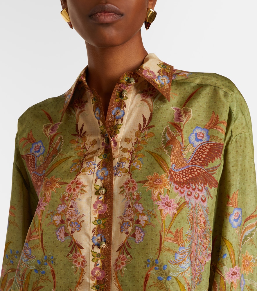  Zimmermann Zimmermann Indra Printed Silk Shirt 