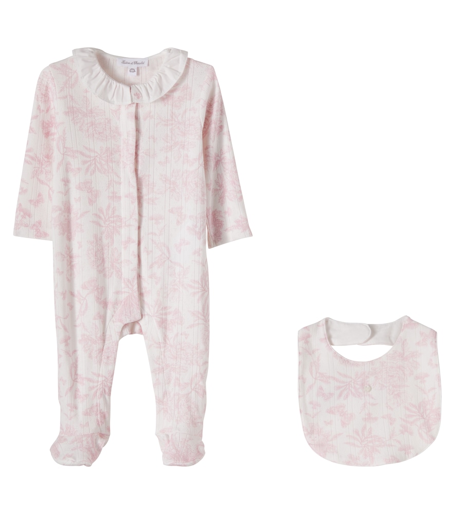 Baby Set aus Strampler und Lätzchen