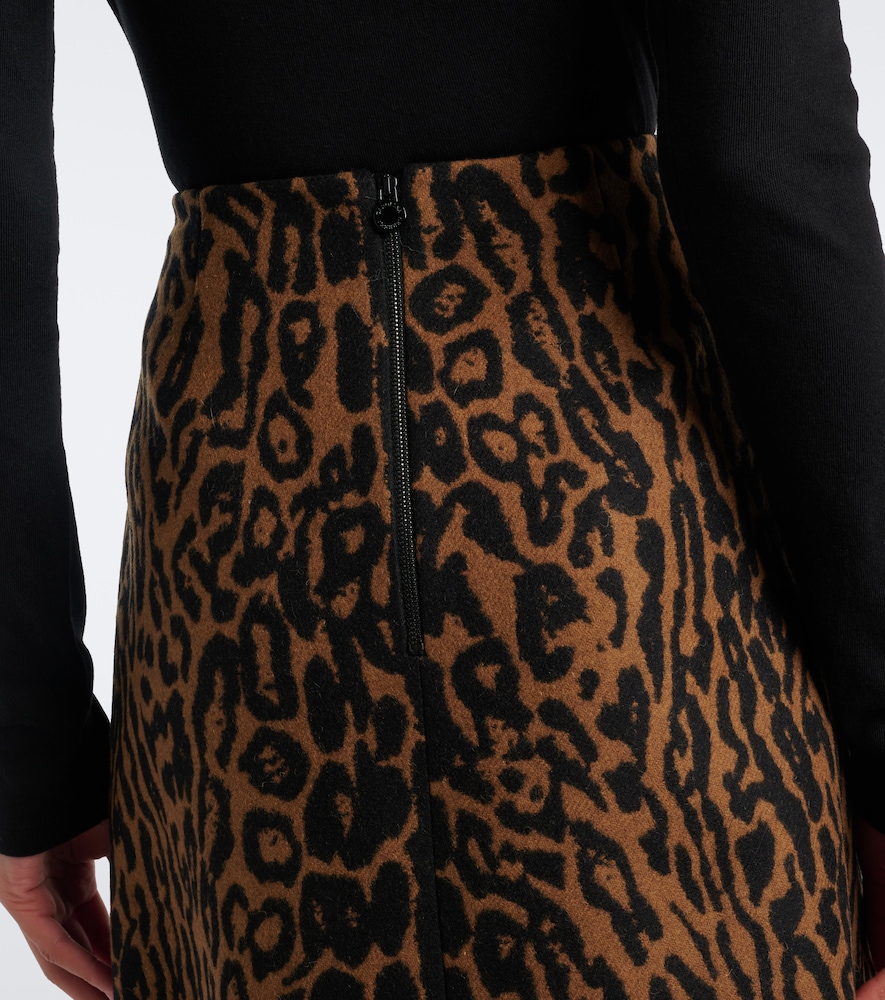 Leopard-Print Virgin Midi