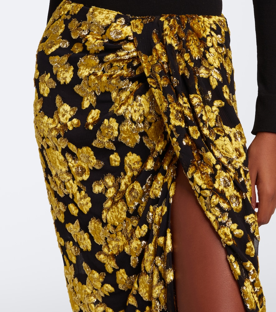 Jacquard Velvet Maxi