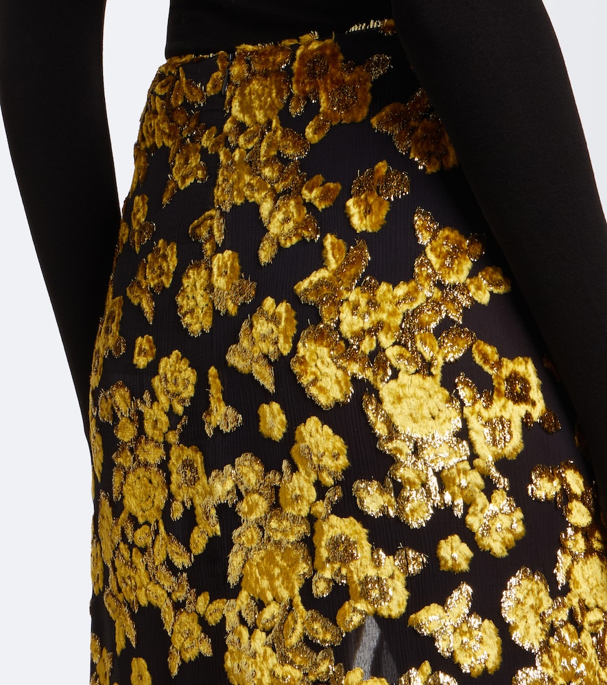 Jacquard Velvet Maxi