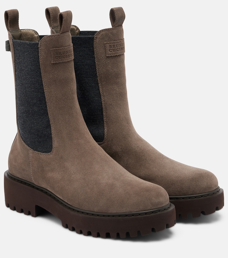 Chelsea Boots Monili aus Veloursleder