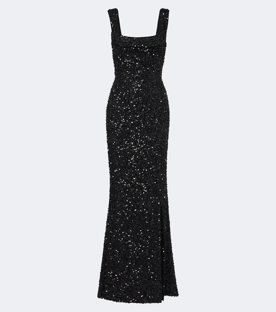 Robe mit Pailletten