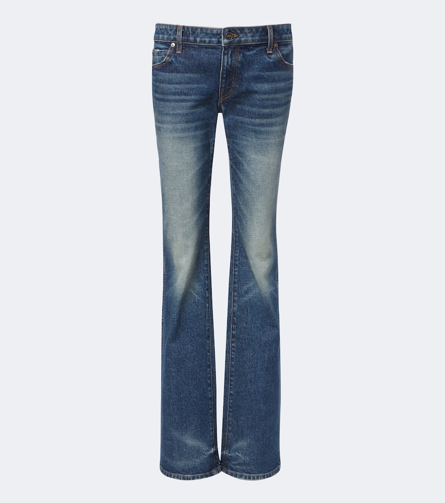 Jeans flared a vita bassa