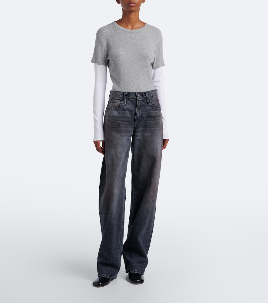 Hailey Barrel-Leg Jeans