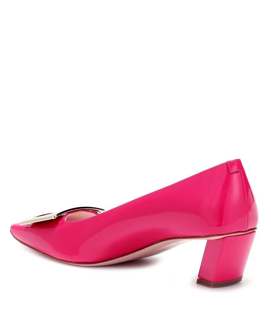 ROGER VIVIER BELLE VIVIER PATENT LEATHER PUMPS,P00394372