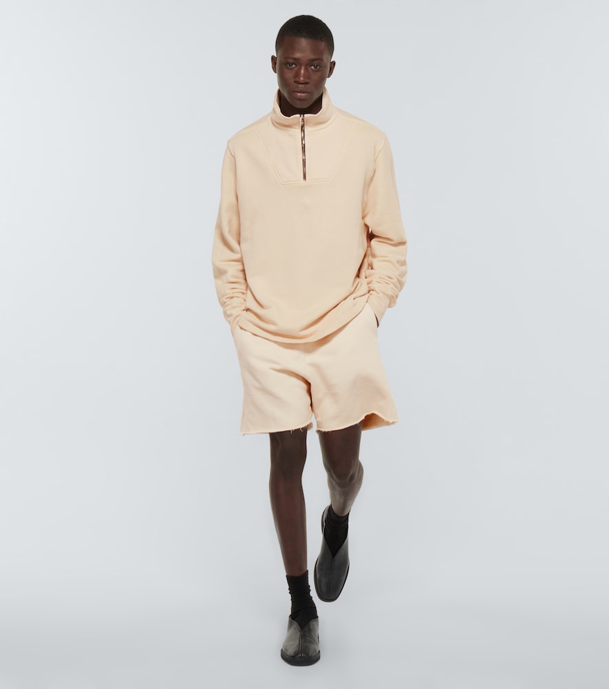  Les Tien Les Tien Cotton Jersey Half-zip Sweatshirt 