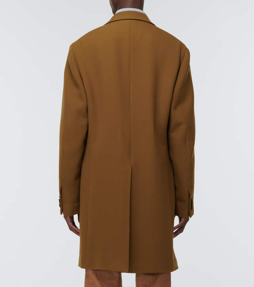 Shop Loro Piana Torino Virgin Wool Coat In Pecan