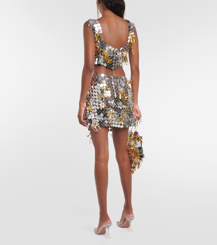  Rabanne Rabanne Embellished Miniskirt 