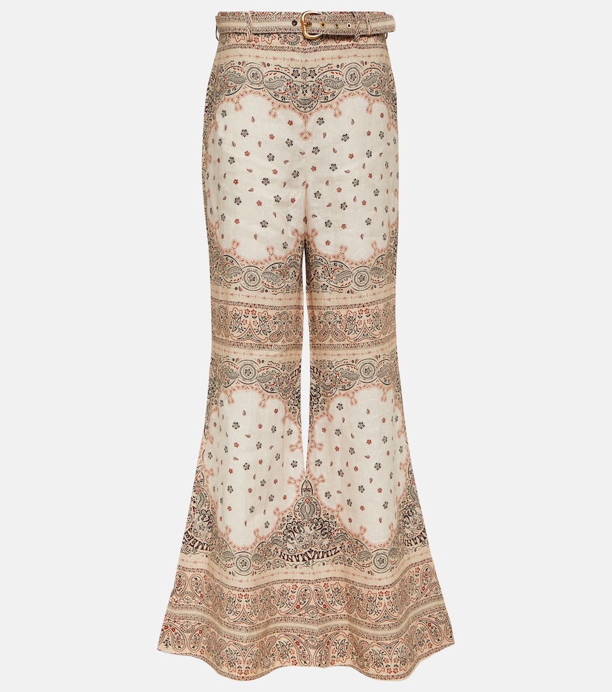 Zimmermann Pantalon ample en lin imprim 416 €