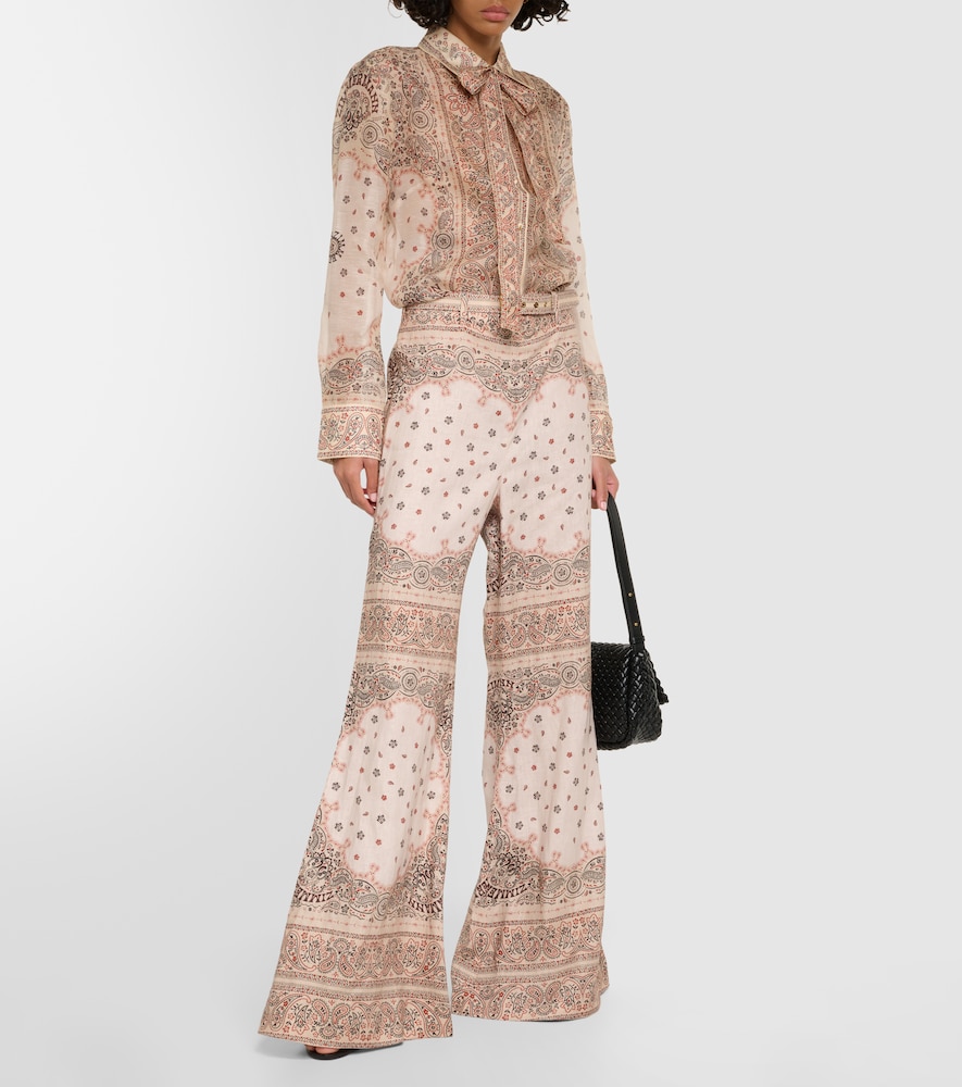  Zimmermann Zimmermann Weite High-rise-hose Aus Leinen 