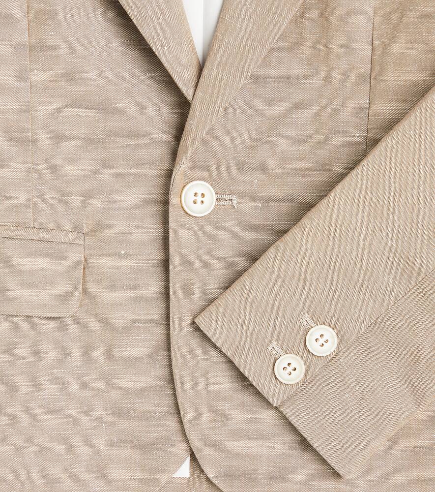 Bonpoint Aristide Linen And Cotton Blazer In Beige