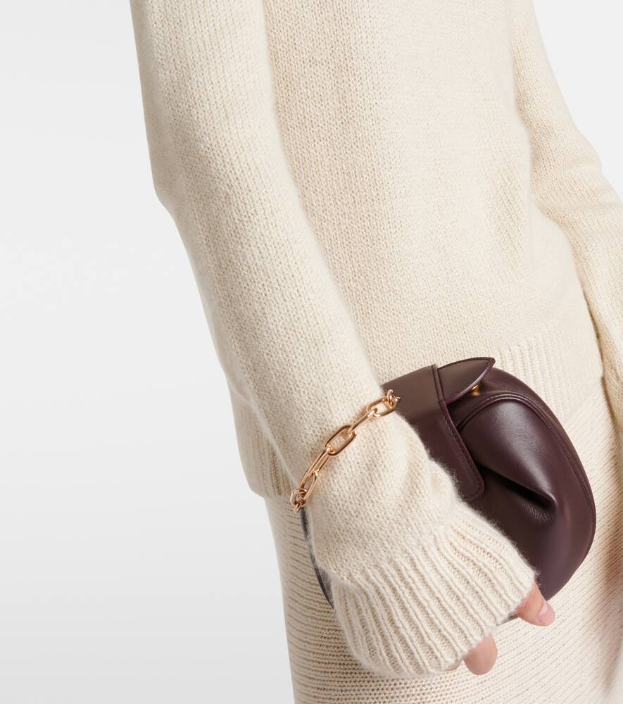 Gabriela Hearst Madden Turtleneck Cashmere Sweater In Weiss