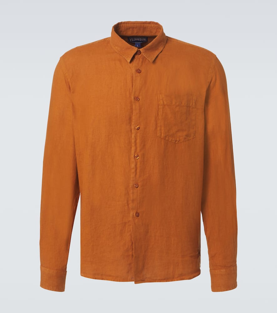 Vilebrequin Caroubis linen shirt