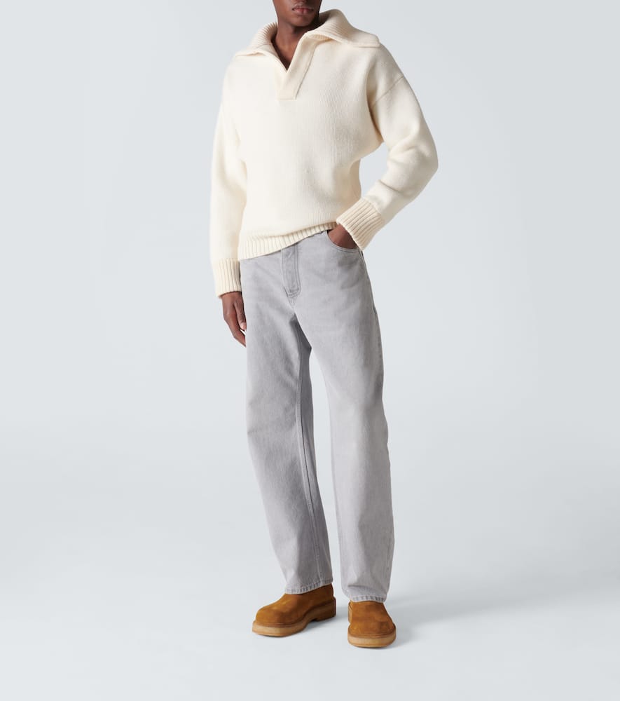 Bottega Veneta Haddock Suede Chelsea Boots In Braun
