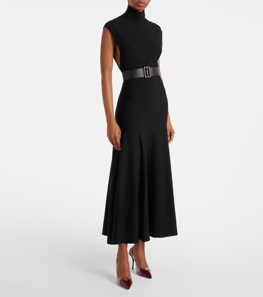 Alaïa Le Cœur 90 Leather And Pu Slingback Pumps