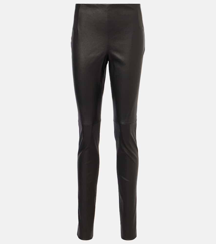 Lakun leather skinny pants