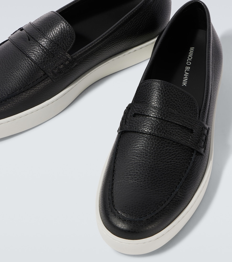  Manolo Blahnik Manolo Blahnik Slip-on Sneakers Ellis Aus Leder 