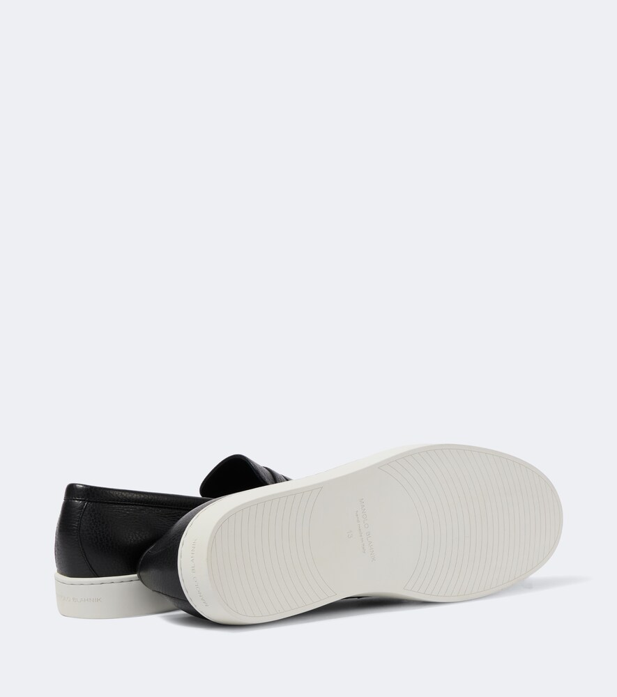  Manolo Blahnik Manolo Blahnik Slip-on Sneakers Ellis Aus Leder 