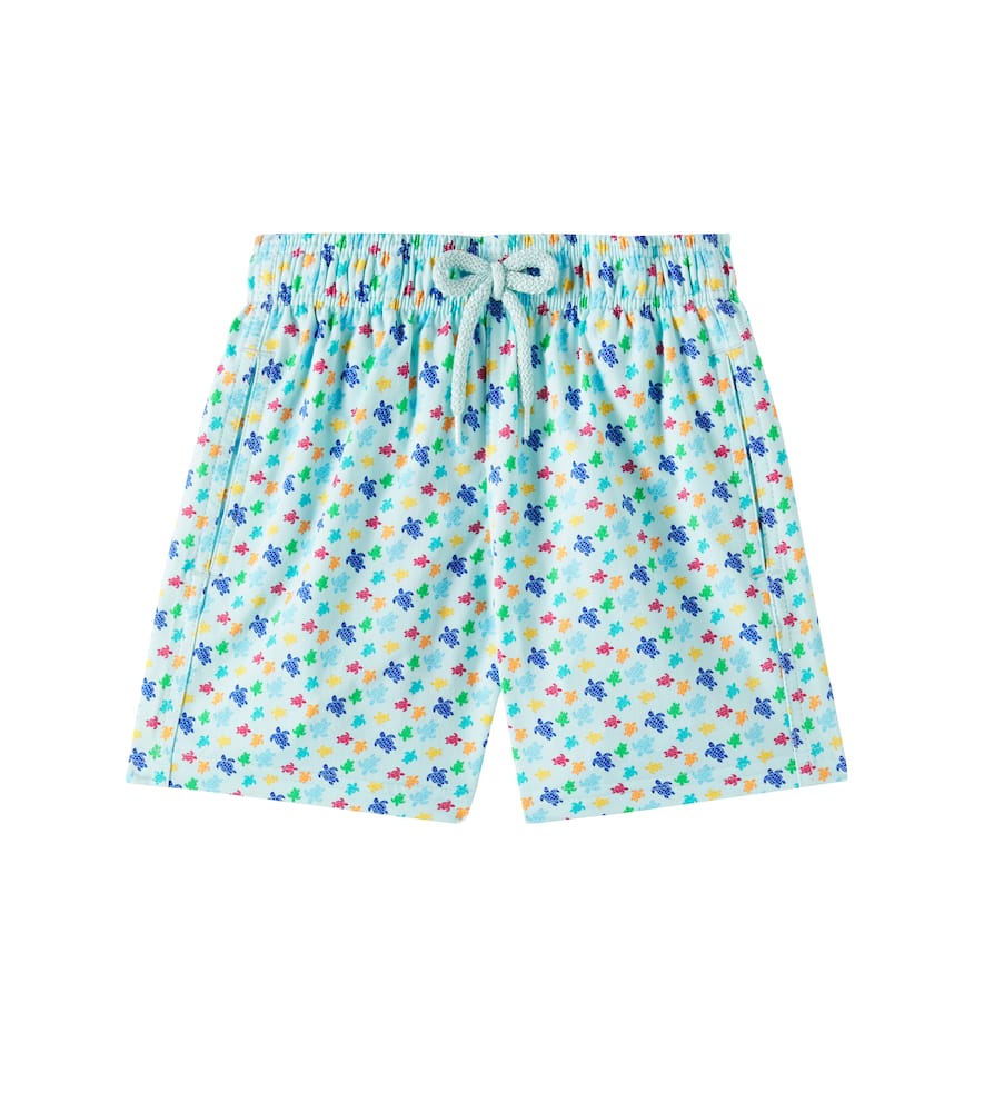 Vilebrequin Jirise Printed Swim Trunks In Blau