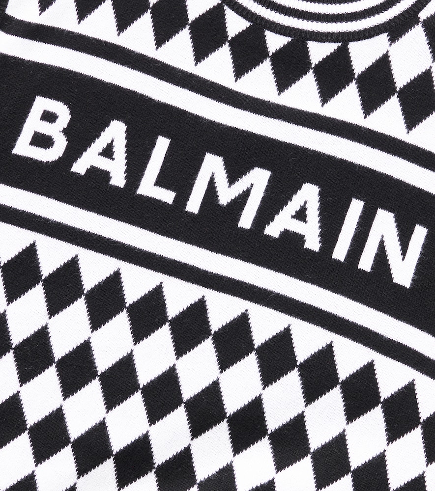 BALMAIN COTTON SWEATER VEST