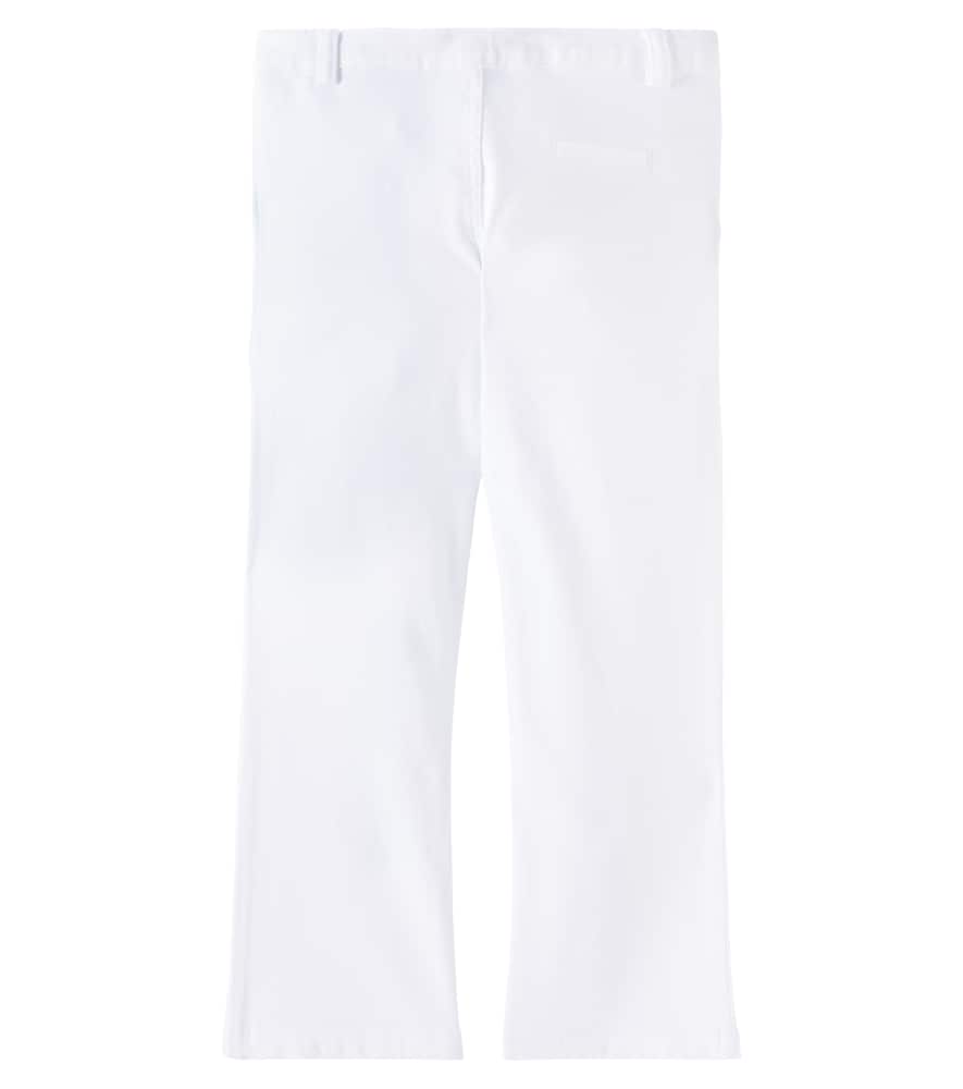 Tartine Et Chocolat Bestickte Flared Jeans In Weiss
