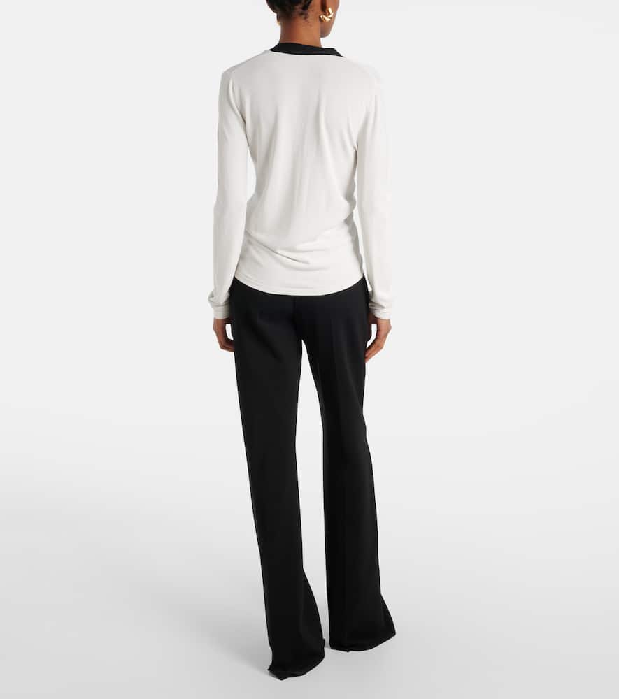 S Max Mara Canapa Crêpe Cardigan In Pink